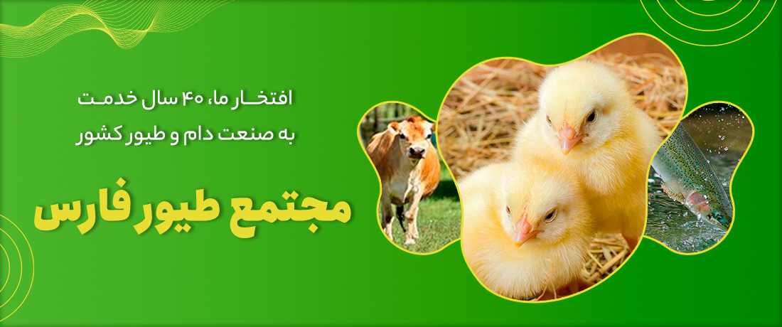 بنر اصلی سایت طیور (رنگ سبز)